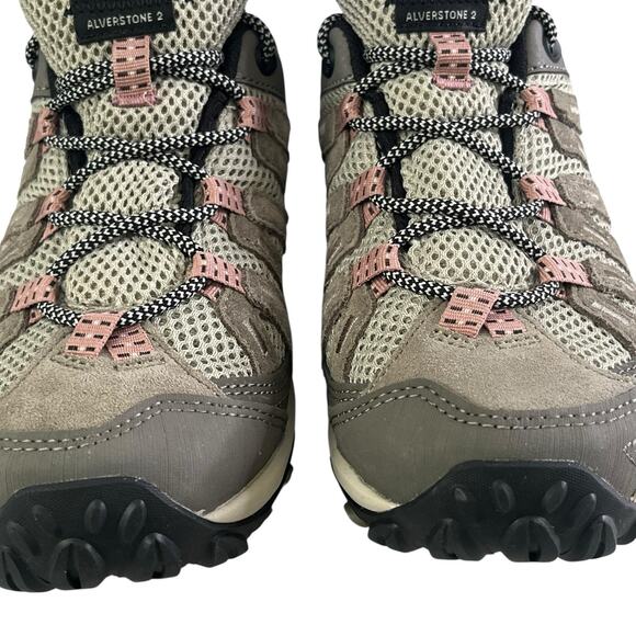 Merrell Women's Alverstone 2 Hiking Sneaker Women’s 7.5 Athletic Shoe Aluminum - Picture 4 of 16